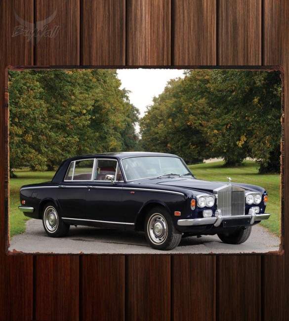 Металлическая табличка Rolls-Royce Silver Shadow Металлическая табличка Rolls-Royce Silver Shadow
